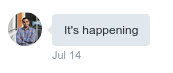 Mo&rsquo;s initial message when things started happening