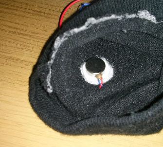One vibration actuator in the sleeve